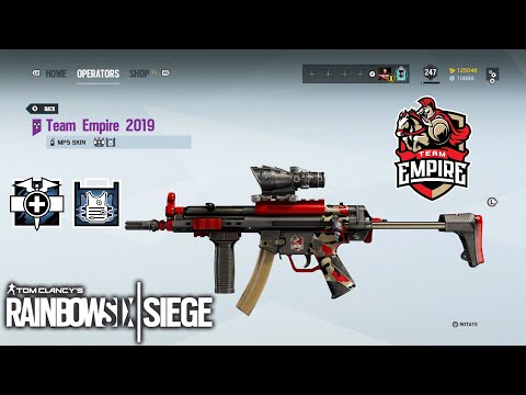 Team Empire Weapon Skin - Rainbow Six Siege
