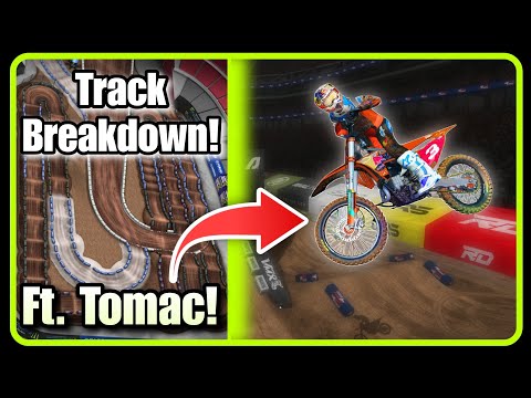 Glendale track preview, featuring Tomac on the track! 