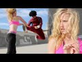 Boxing Girl vs Martial Arts Guy Fight Scene | Peaches vs Hopz (Slug Street Scrappers)
