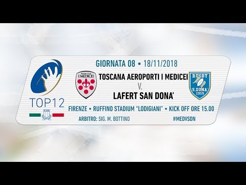 TOP12 2018/19, Giornata 8 - Toscana Aeroporti I Medicei v Lafert San Donà