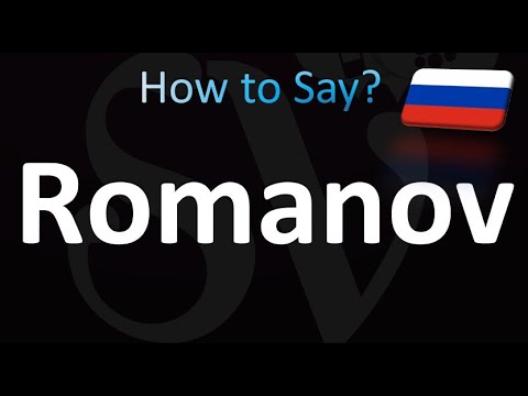 How to Pronounce Romanov (Russian)
