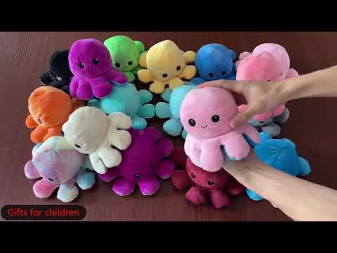 Cute Soft Gift Children Cute Stuffed Toys Flip octopus Plush Toy Kids