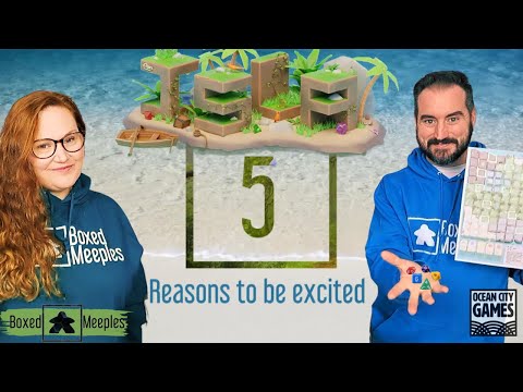 Isla 5 Reasons to be Excited about this fantastic blend of Board game & Roll N Write on Kickstarter