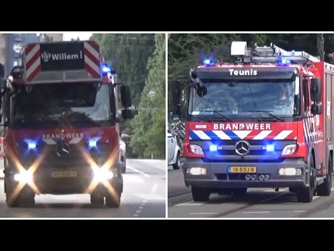 Brandweer Hendrik, Nico, Teunis en Willem met spoed in Amsterdam!