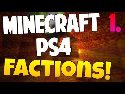 Minecraft(PS4) FACTIONS! |EP.1| "CHEATERS + PLEASE JOIN!"