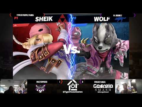 Panda Smash Monday 7/8/19 - MasterPerch(Trainer/Sheik) VS ProjectAngel(Lucina/Wolf) - W. Round 2