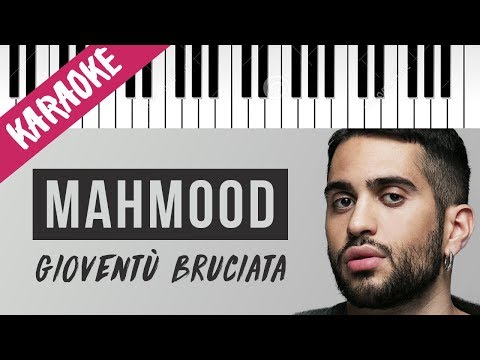 Mahmood | Gioventù Bruciata // Piano Karaoke con Testo