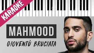 Mahmood | Gioventù Bruciata // Piano Karaoke con Testo
