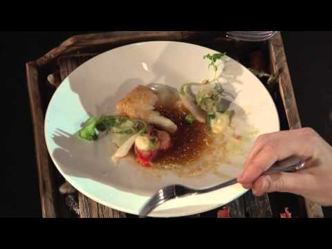 Johan Backeus, lämning och provsmakning Rätt 1 - Årets Kock 2016, Final