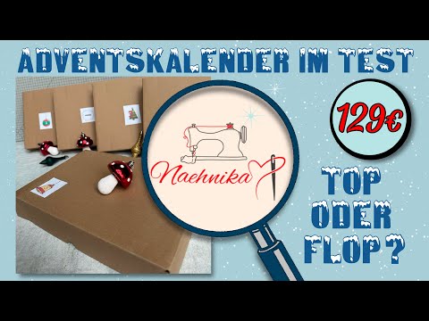 Unboxing Stoff-Adventskalender von Nähnika