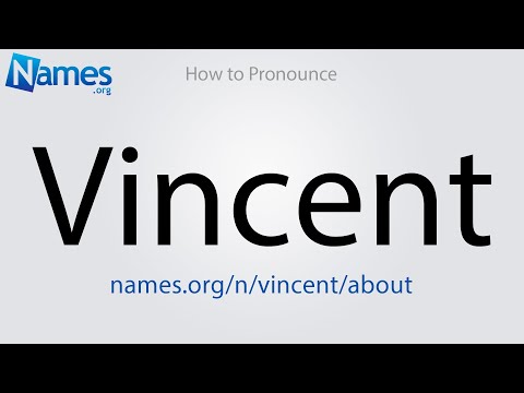 How to Pronounce Vincent