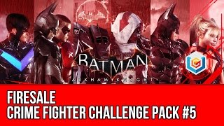Batman Arkham Knight Crime Fighter Challenge Pack #5 DLC - Firesale Walkthrough Gameplay