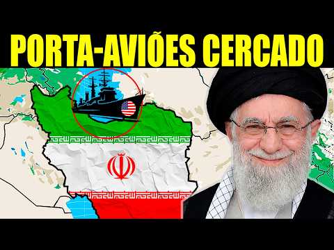 Iranian patrol boats surround aircraft carrier — Trump orders destruction.