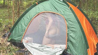 Download lagu Camping on the beach and walking the dog, then cooking and enjoying some steamed shrimp. mp3