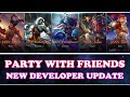 HOW TO PARTY & PLAY WITH FRIENDS IN VAINGLORY COMMUNITY EDITION - NEW DEVELOPER UPDATE