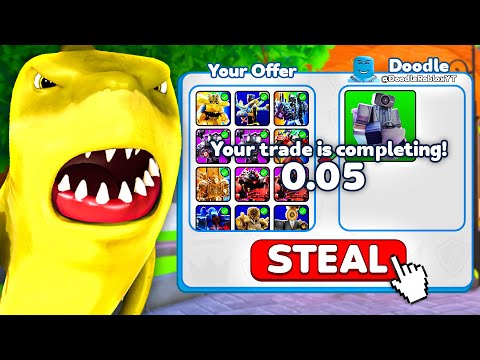 Stealing ALL of Arkey's Units in Toilet Tower Defense!