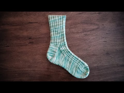 How to Knit Simple Ribbed Socks | Megan Brightwood