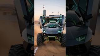 Lamborghini Monster Truck Shuttle Concept – Supercar Power Meets Off-Road Beast 🚀🔥