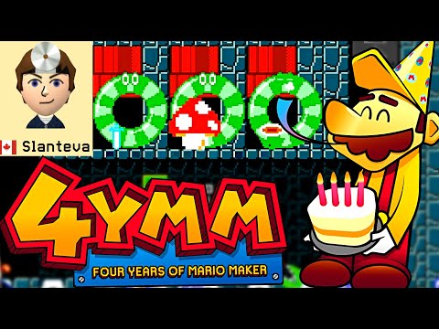 4 Years of Mario Maker 🎉 The Power-Up Mash-Up 🎉 Slanteva