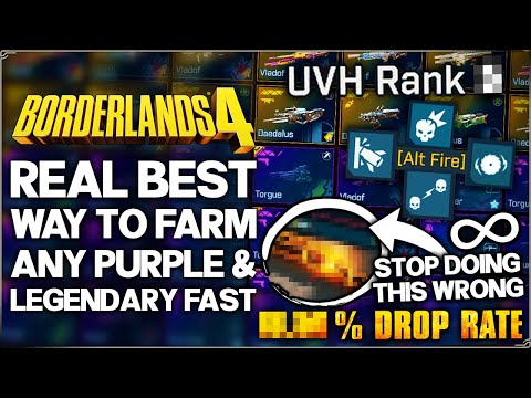Borderlands 4 - WARNING: Drop Rates Revealed - Get ANY Purple & Legendary FAST - Best Farm Guide!