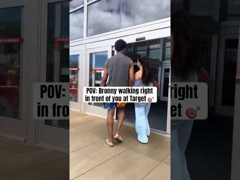 Casually walking in next to Bronny 😅 (via chronicalnestaa/TT)