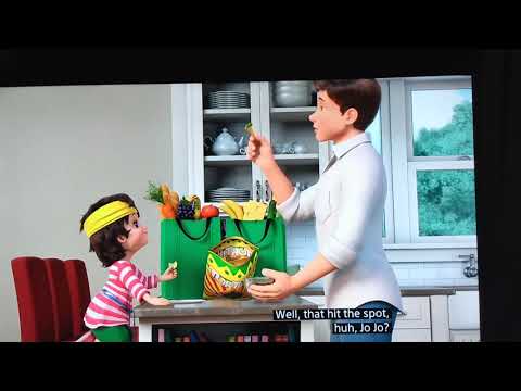 Dad and JoJo eats spa day