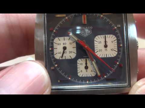 Vintage Heuer Monaco Steve McQueen watch