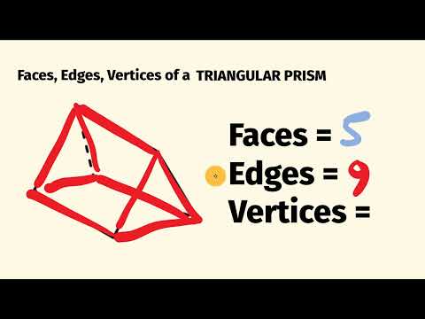 How Many Faces, Edges And Vertices Does A Triangular Prism Have?