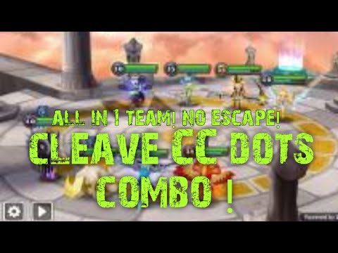 summoners war:  RTA cleave CC dots combo in 1 / NO ESCAPE!!