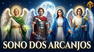 Sono dos Arcanjos 🌙 Durma com Nossa Senhora e São Miguel - Cânticos e Orações para Acalmar a Mente