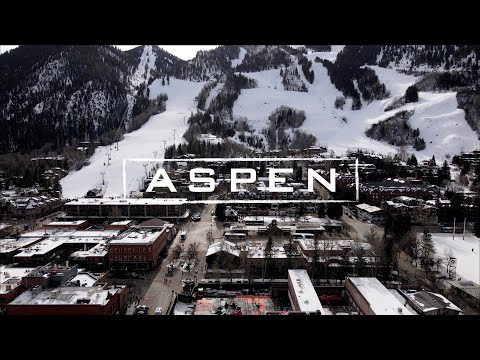 ASPEN, COLORADO - The Most Exclusive Ski Resort In The World | 4K Drone Video
