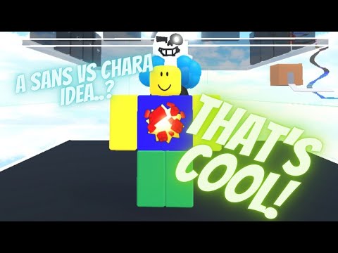 Undertale Roblox Part 1 'A Sans vs Chara Idea at Obby Creator!'