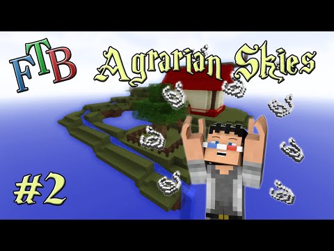 Minecraft: FTB Agrarian Skies - It's Raining String! (Modded Skyblock)