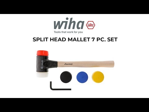 Wiha Tools Split Head Mallet 7pc Set