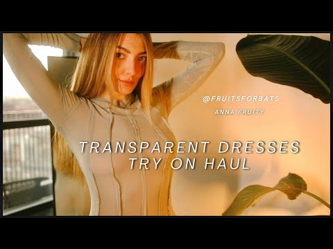 See- Through, Sheer Dresses Try On Haul