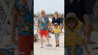 Rod Stewart and Penny Lancaster Beach Walk #rodstewart #rodstewartsongs #rockverseheroes