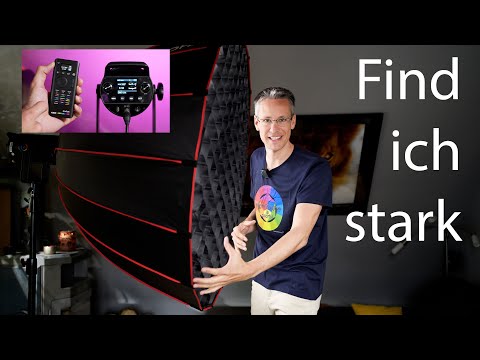 Godox SZ150R 💡 Profi LED Licht für Foto und Video | LAOFAS Softbox 120 cm | TEST