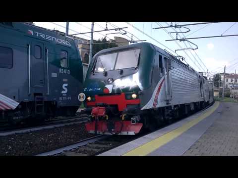 E464 294+5 piano ribassato Trenord e XMPR - Monza - 26/08/2015