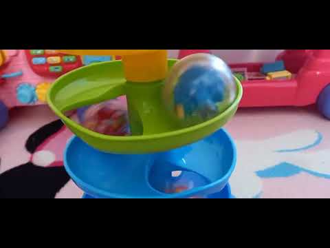 Nikolina with Play go Whirly  Rainbow Ramp