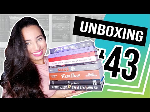 UNBOXING ? Agatha Christie, muitos quadrinhos e mais | Karina Nascimento | Paraso dos Livros