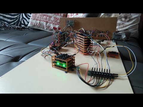 Discrete 8-Bit Computer #17 - The 8-Bit Register In Action