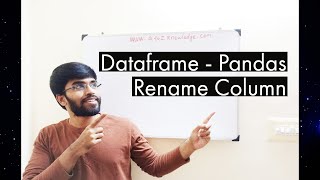 Dataframe - Pandas Rename Column