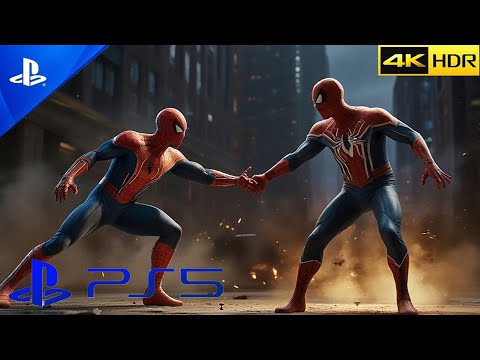 Spider-Man Remastered No Way Home Suit (PS5) 4K 60FPS HDR + Ray tracing Gameplay