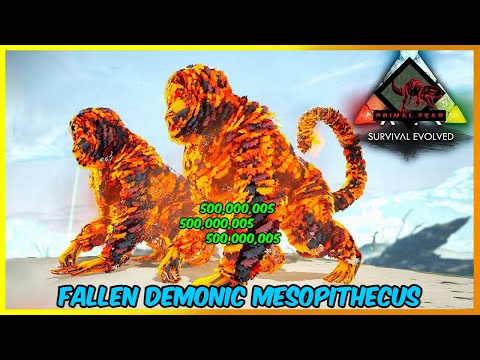 Ark Primal Fear #151 Finalmente conseguimos o Fallen Demonic Mesopithecus