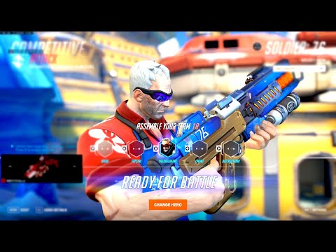 SUREFOUR CARRY SOLDIER 76 - OVERWATCH 2 SEASON 9 TOP 500