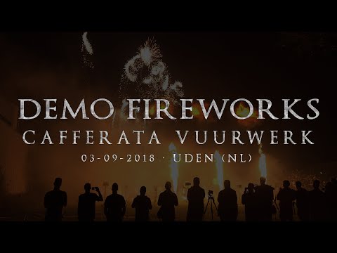 [4K] Demo Fireworks - Caffero Event Fireworks - September 3, 2018 (Uden, Netherlands)