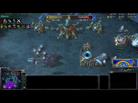 WhiteRa vs DarkForce - Game 2 - PvZ - Xel'Naga Caverns - StarCraft 2