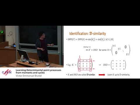 Victor-Emmanuel Brunel: Learning Determinantal point processes from moments and cycles