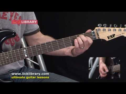 Danny Gill - Harmonic Minor And Diminshed Scales - Guitar Tips Session 17 Licklibrary
