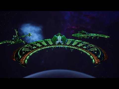 Necrons vs Eldar Corsairs! - Massive Battle, Skirmish Gameplay, Battlefleet Gothic Armada 2